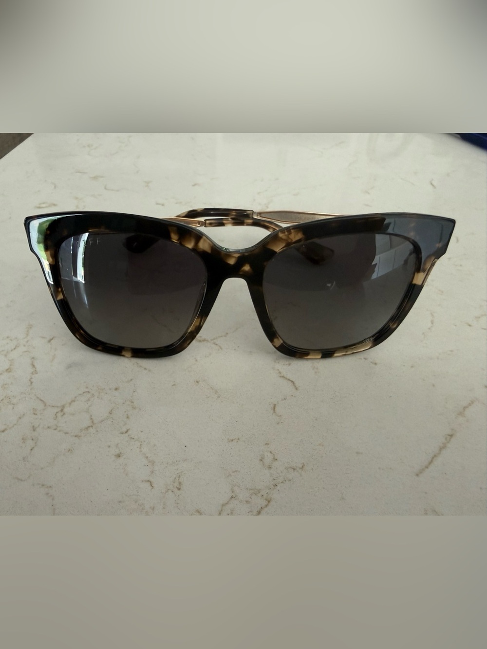 Diff Bella Polorized Sunglasses. Tortoise Shell. Only worn a few times.